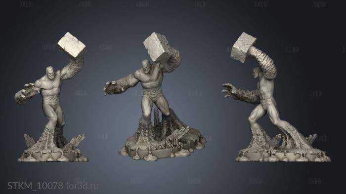 sandman sculpture statue stl model for CNC