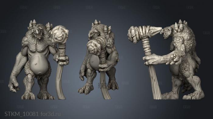 Plague Titan stl model for CNC