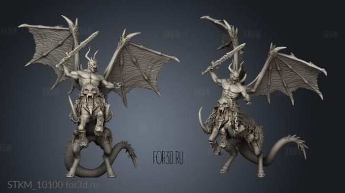 Tome Demons Decataurs Pose stl model for CNC