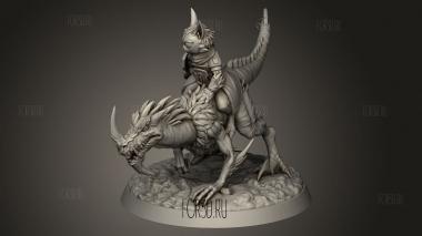 Дикие звери Мяузи Хукимав Райдер Мяуза Хук Мау 3d stl модель для ЧПУ