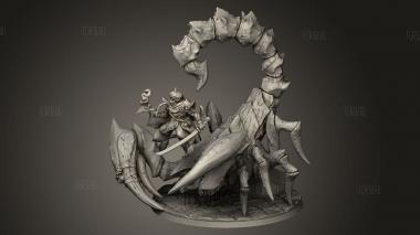Король Скорпионов 3d stl модель для ЧПУ