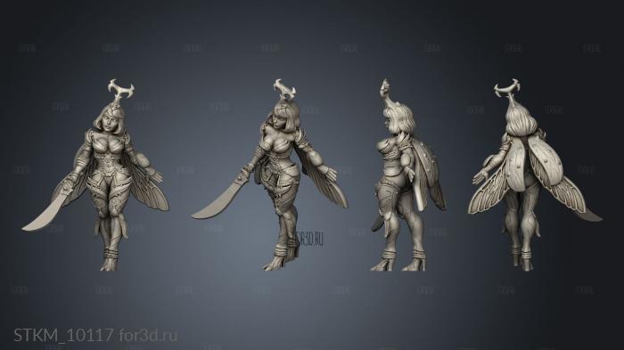 Monster Hunters Nina stl model for CNC