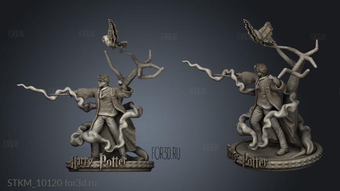 Harry Potter stl model for CNC