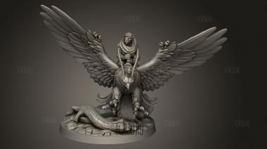 Мача соколиный всадник 3d stl модель для ЧПУ