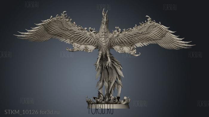 Phoenix stl model for CNC