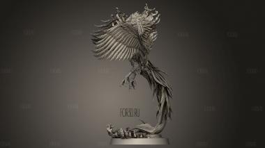 Феникс 3d stl модель для ЧПУ