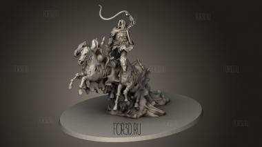 НЕЖИТЬ,БОЯРСКАЯ КОЛЕСНИЦА,ЛОШАДИ 3d stl модель для ЧПУ