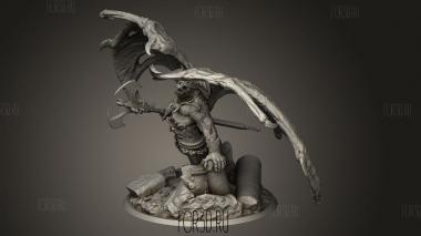 Принц мертвых,Летящий 3d stl модель для ЧПУ