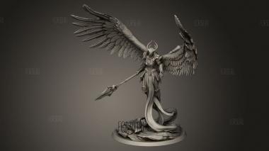 Ангельский Воин 3d stl модель для ЧПУ