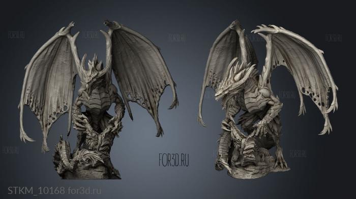 Vile Steel Dragon Multi stl model for CNC