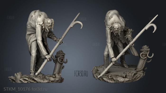 The Goroth Fisherfolk stl model for CNC