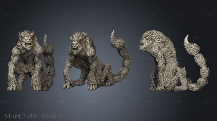 Were Manticore stl model for CNC