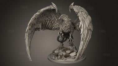 Гриффин 3d stl модель для ЧПУ