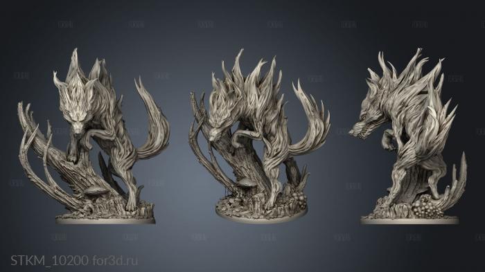 Wraith Wolf Alpha Foot stl model for CNC