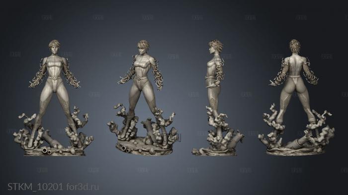 X Men Storm stl model for CNC