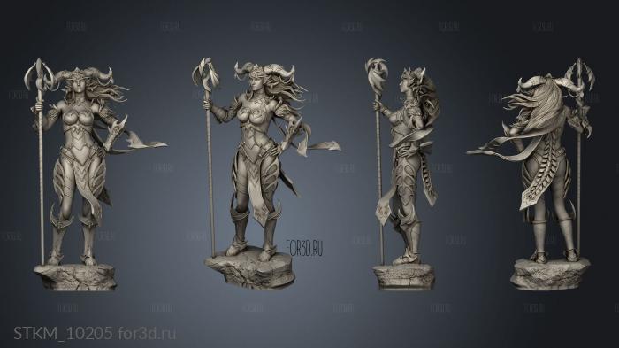 Alexstrasza stl model for CNC