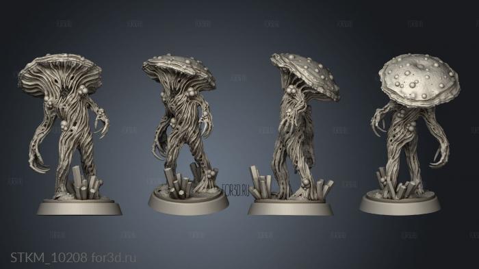 Nightmare Grotto Fungi Mushroom Man stl model for CNC