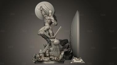 Большие размеры Диорамы 3d stl модель для ЧПУ