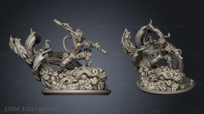 Sun Wukong stl model for CNC