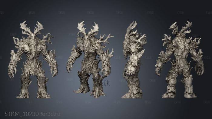 Elven Grace Elder Treant stl model for CNC