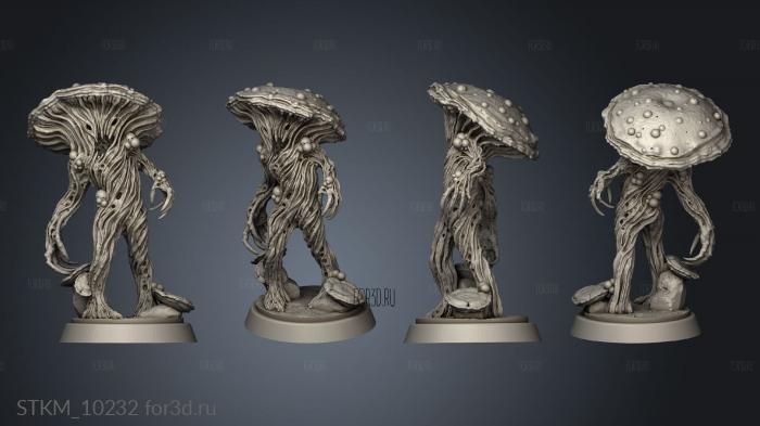 Nightmare Grotto Fungi Mushroom Man stl model for CNC