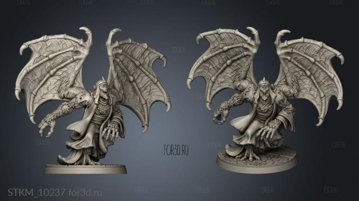 The Cursed Sultan Emir Beast Form Vampireform stl model for CNC