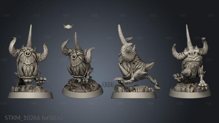 Creature Squig stl model for CNC