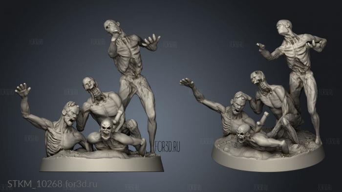 Lich Thicker Mesh safer for Giant Zombie Grp stl model for CNC