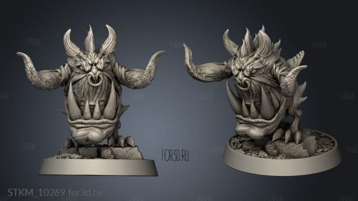 Creature Squig stl model for CNC