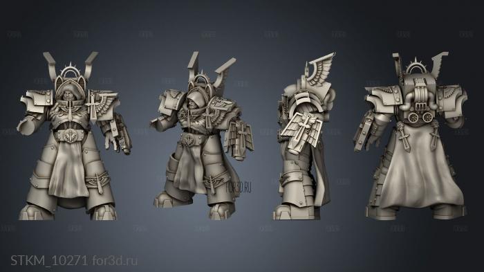 legion gloomy angels inner circle knights NIGHT Robes stl model for CNC