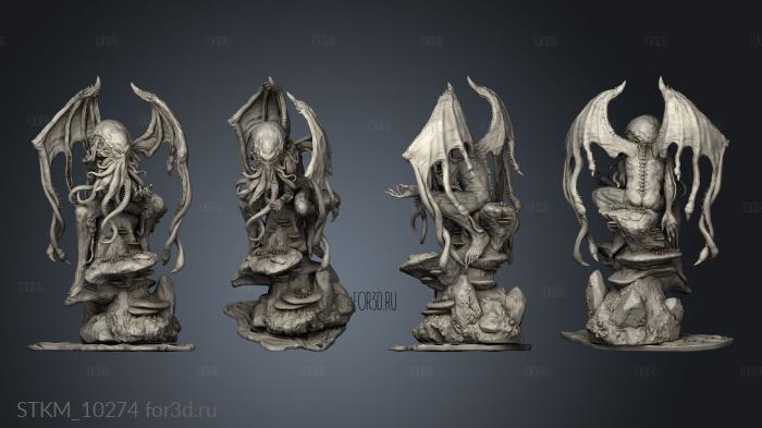 Cthulhu Mythos Figures stl model for CNC