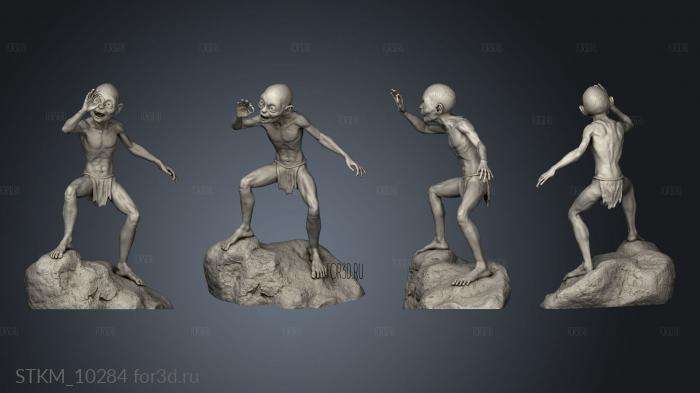 Tolkien Gollum His Precious Gollum stl model for CNC