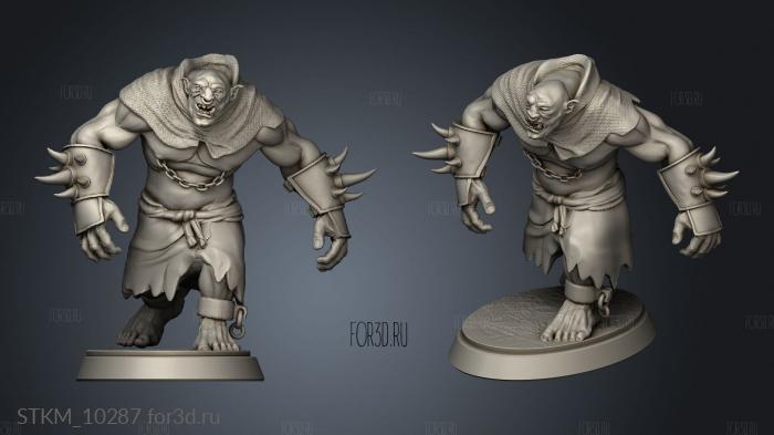 Troll stl model for CNC