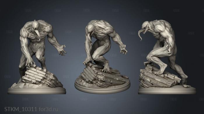 Venom stl model for CNC