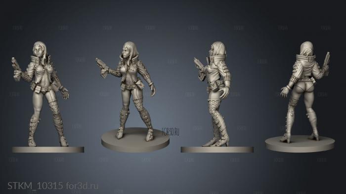 cybergirl stl model for CNC