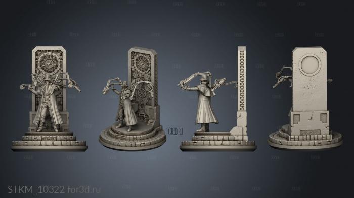 Victorian Steampunk Punk Sherlock Holmes stl model for CNC