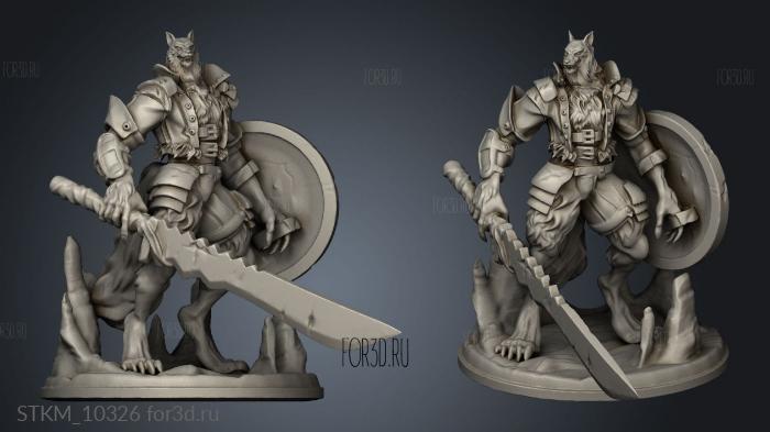 Village Hope Vampires werewolf lord stl model for CNC