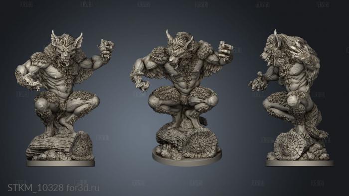 Werewolf One stl model for CNC