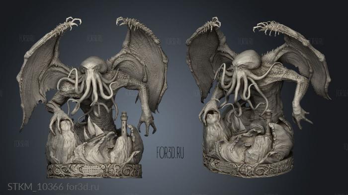 Cthulhu stl model for CNC