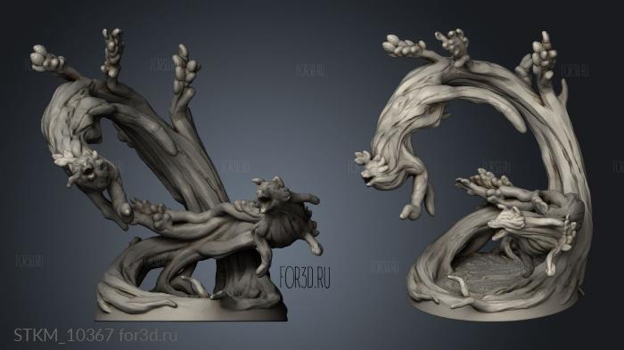 Druids Thickerver Feral Summoner stl model for CNC