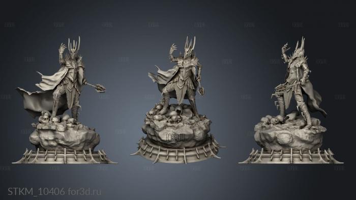 The Dark Lord Sauron stl model for CNC