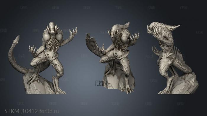 Aether Fiend stl model for CNC