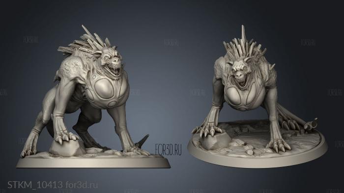 Buried Tomb Howler stl model for CNC