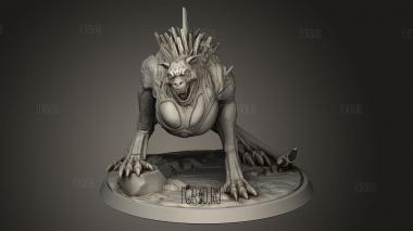 Похороненный Надгробный Ревун 3d stl модель для ЧПУ