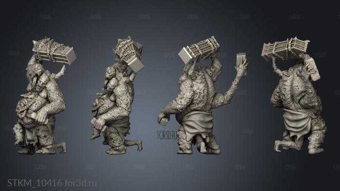 Aug Deathknight Stitched Abominations Male stl model for CNC