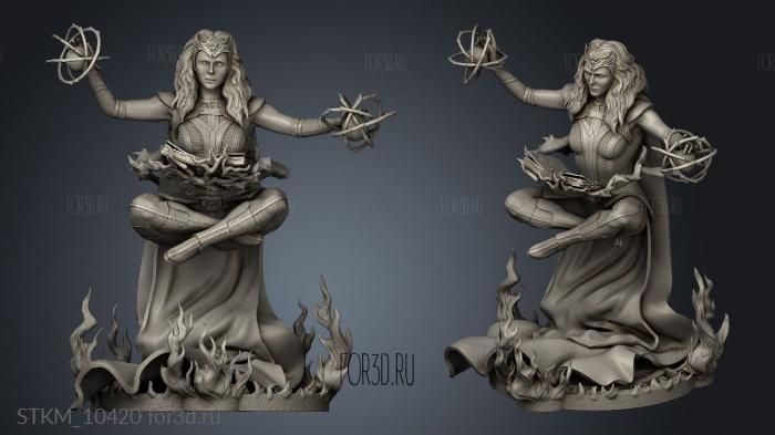 scarlet witch One Sixth Circle Centre stl model for CNC