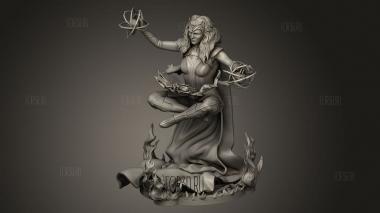 Алая ведьма,Центр Одной Шестой Круга 3d stl модель для ЧПУ