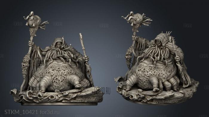 Abyssal High Priest stl model for CNC