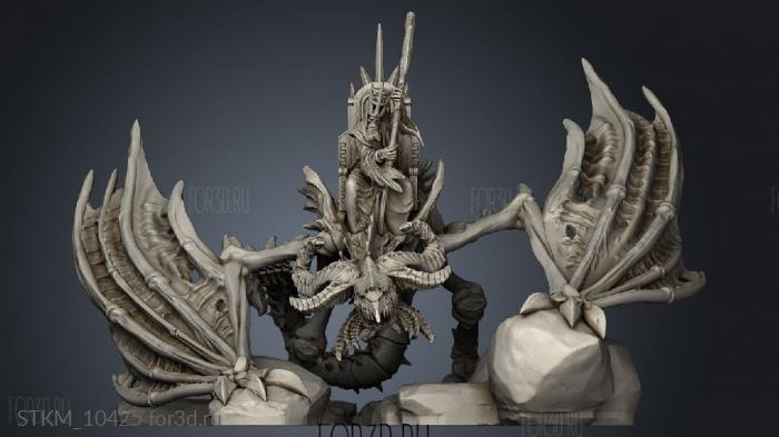 EE Zombie Dragon chair stl model for CNC