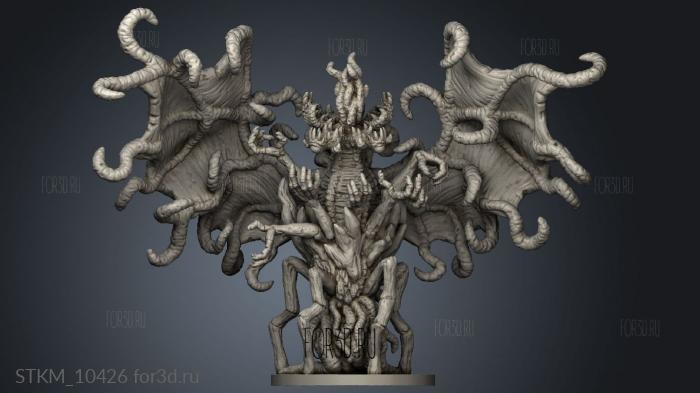 Elder Thing stl model for CNC